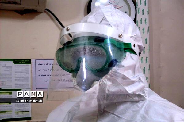 غربالگری و تست کرونا در مرکز بهداشت شرق اهواز