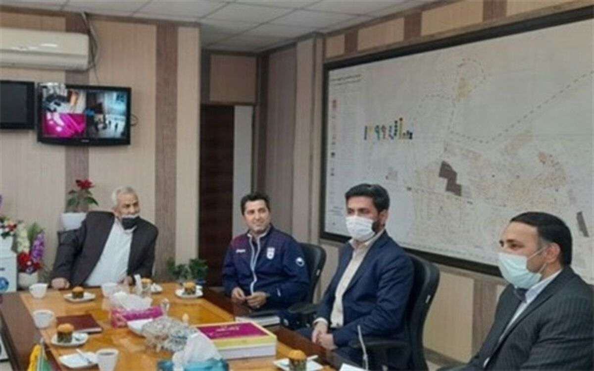 جلسه مدیر آموزش و پرورش شهرستان قرچک  و خیرمدرسه ساز