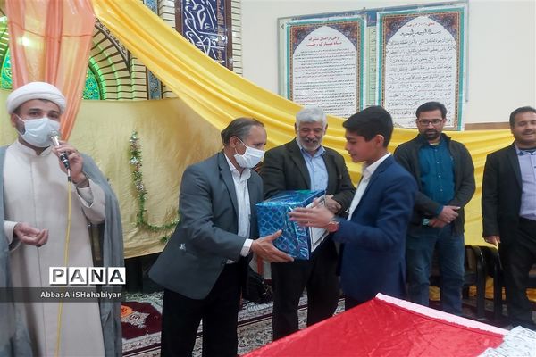 تقدیر ویژه از مقام ممتاز جشنواره نوغلامان حسینی در روستای رزق آباد کاشمر