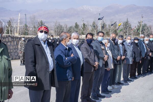 تشییع پیکر شهید گمنام در شهرهای محلات و نیم ور