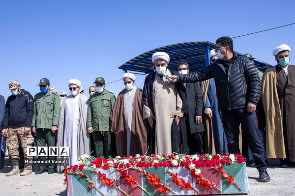 تشییع پیکر شهید گمنام در شهرهای محلات و نیم ور
