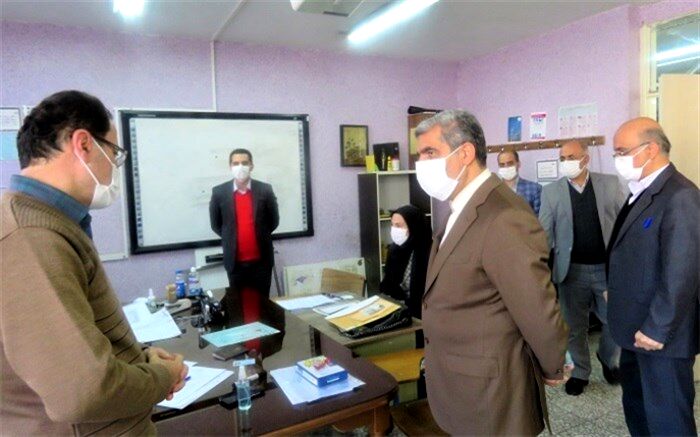 بازدید مدیرکل آموزش و پرورش البرز از کارگروه بررسی مدارک و مستندات پذیرفته شدگان آزمون استخدامی
