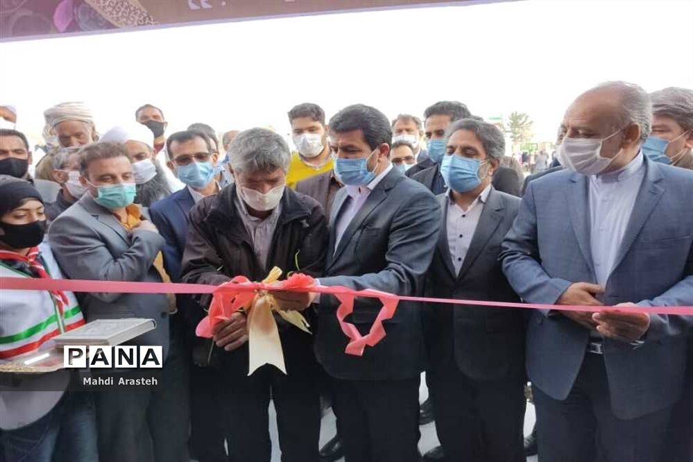 افتتاح آموزشگاه 6 کلاسه روستای طاغان شهرستان مرزی درمیان