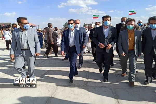 افتتاح آموزشگاه 6 کلاسه روستای طاغان شهرستان مرزی درمیان