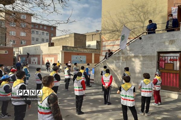 توسعه فرهنگ دوچرخه سواری توسط پیشتازان منطقه 12 تهران