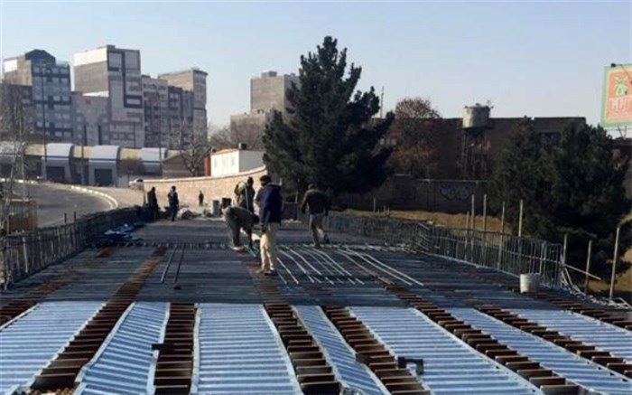 پیشرفت ۹۵ درصدی عملیات بتن ریزی عرشه پل همسان کابلی