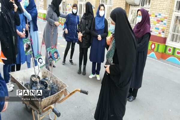 یادسبز شهدا در بزرگداشت روز درختکاری منطقه ۱۳
