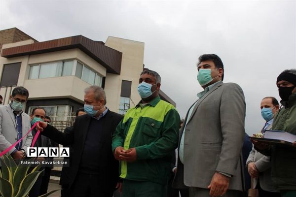 افتتاح پارک محله‌ای «مدافعان سلامت» در ساری