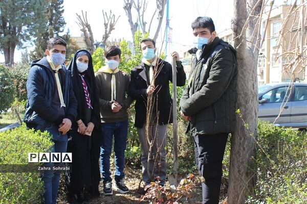 آیین کاشت درخت در آموزش و پرورش اسلامشهر