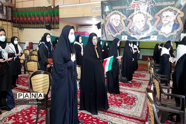 مراسم نمادین راهیان نور در ورامین