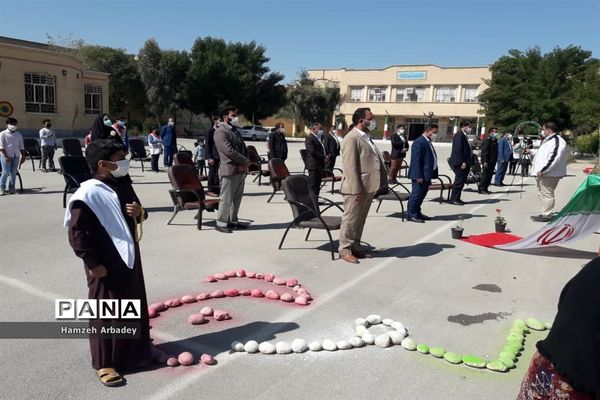 برگزاری مراسم هفته درختکاری درمدارس  شهرستان حمیدیه