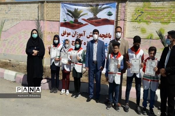 برگزاری مراسم هفته درختکاری درمدارس  شهرستان حمیدیه