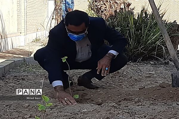 برگزاری آیین درختکاری در آموزش و پرورش کارون