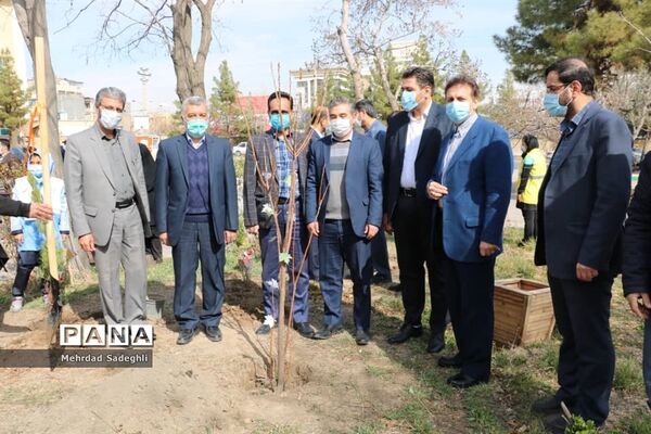 همایش استانی درختکاری توسط دانش آموزان ساعی در طرح ملی کوچ