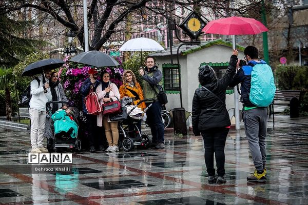 تهران بارانی در آخرین روزهای سال