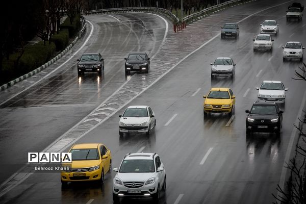 تهران بارانی در آخرین روزهای سال