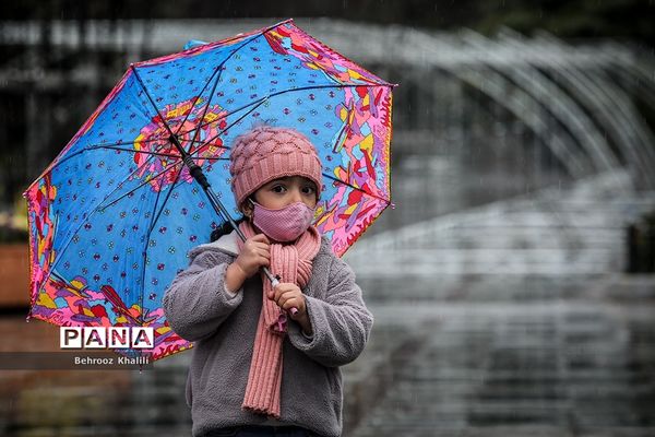 تهران بارانی در آخرین روزهای سال