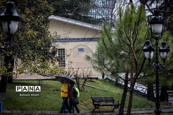 تهران بارانی در آخرین روزهای سال