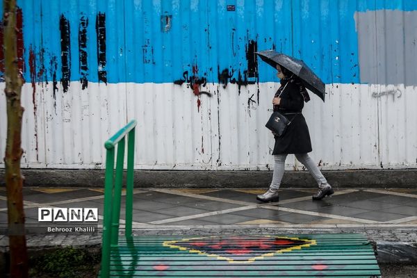 تهران بارانی در آخرین روزهای سال