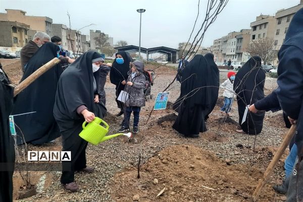 کاشت نهال ایثار به نیابت شهدا در روز شهدا