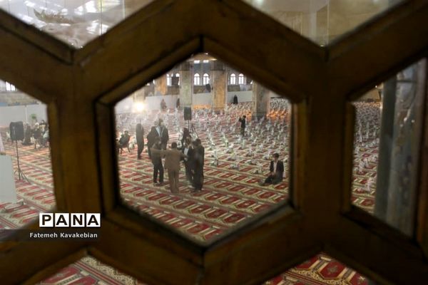 بسته‌بندی و توزیع ۱۵۰۰ بسته غذایی در مصلی ساری