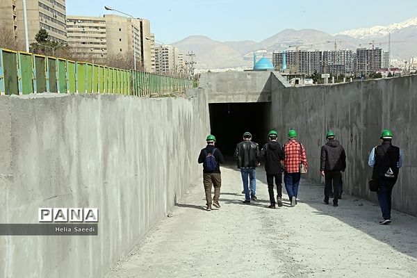 بازدید از نخستین پایانه زیر زمینی مترو