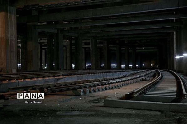 بازدید از نخستین پایانه زیر زمینی مترو