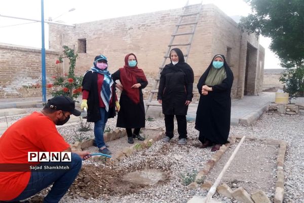 کاشت درخت  به مناسبت چهارشنبه سوری در اهواز