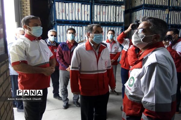 بازدیددبیرکل جمعیت هلال احمر از پایگاه های امداد و نجات بین شهری پاکدشت
