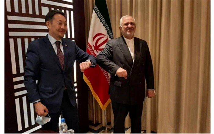 دیدار ظریف با دبیر اجرایی سیکا در حاشیه کنفرانس قلب آسیا