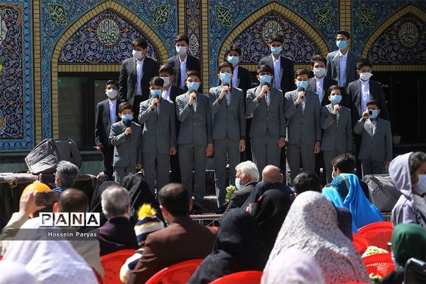 آیین افتتاحیه نخستین جشنواره ملی سرود آوای بی‌نشان‌ها