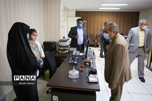 دیدار نوروزی معاون پرورشی و فرهنگی وزارت آمورش و پرورش با همکاران سازمان دانش آموزی