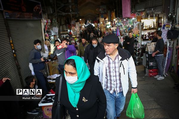 تهران در وضعیت قرمز بدون ماسک