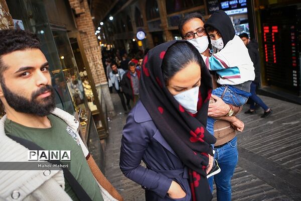 تهران در وضعیت قرمز بدون ماسک
