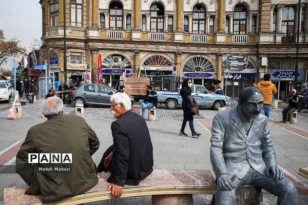 تهران در وضعیت قرمز بدون ماسک