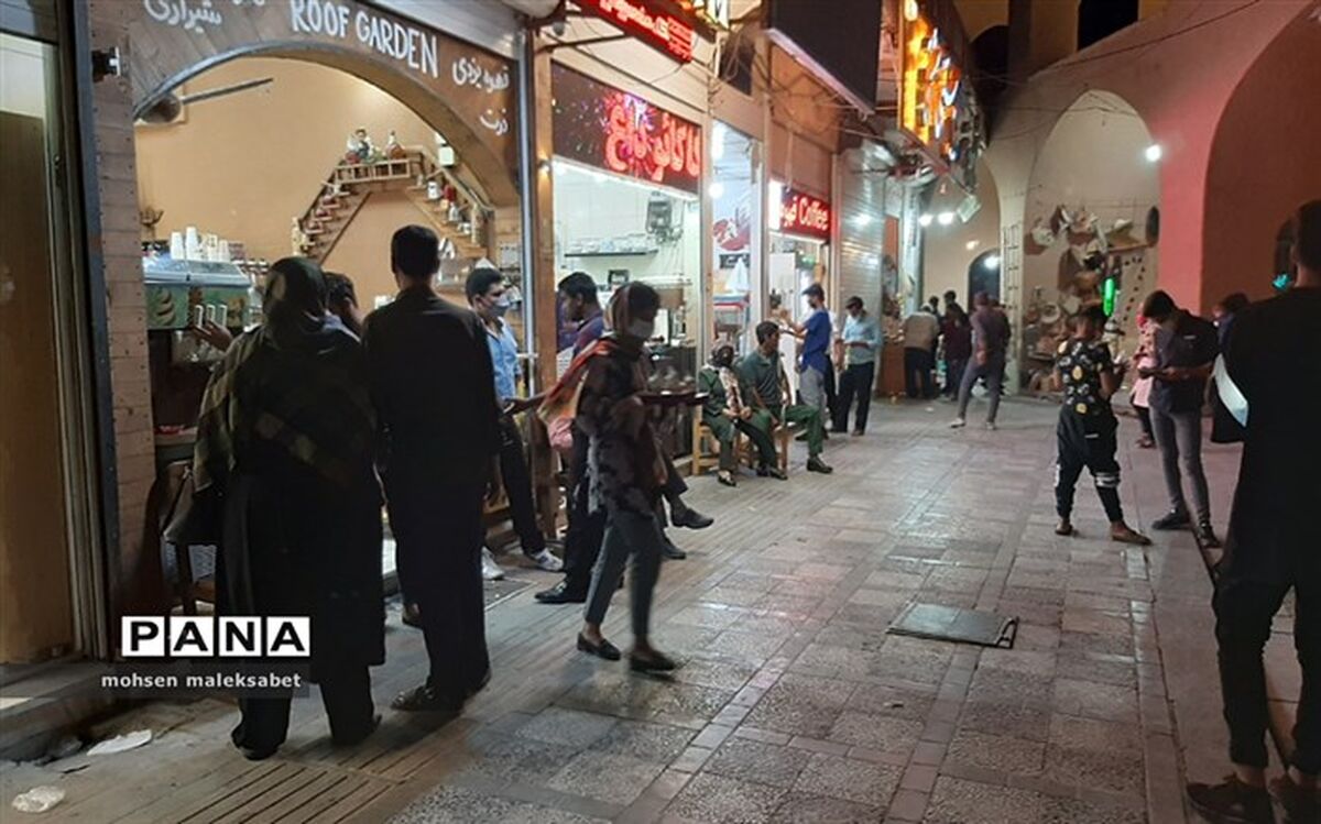 وضع کرونا در یزد قرمز؛ بازار همچنان پرتردد