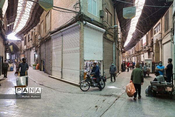 تعطیلی بازار تهران در وضعیت قرمز کرونایی