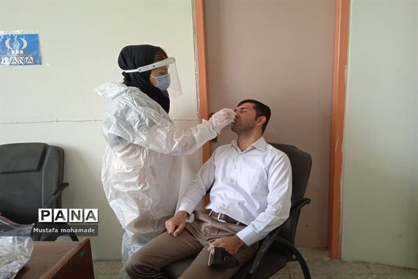 غربالگری کووید ۱۹ در آموزش و پرورش ملارد