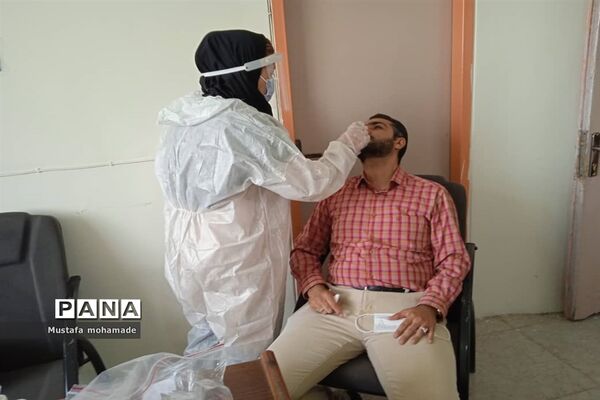 غربالگری کووید ۱۹ در آموزش و پرورش ملارد
