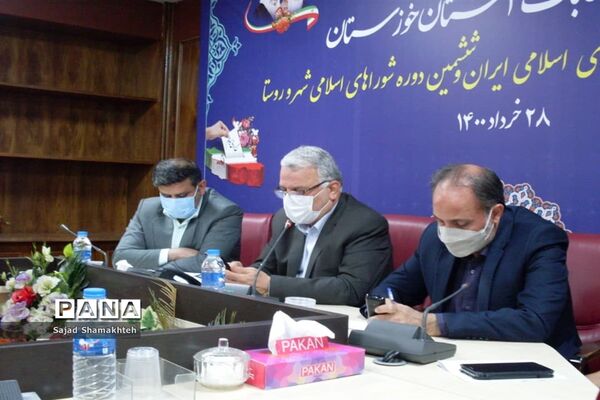 نشست خبری رییس ستاد انتخابات استان خوزستان