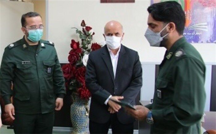 مراسم تکریم و معارفه مسئول بسیج دانش‌آموزی پسران آموزش و پرورش اسلامشهر