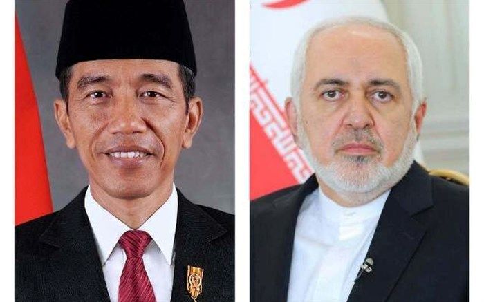 ظریف با رییس‌جمهوری اندونزی دیدار کرد