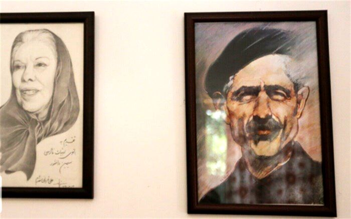 ‫رونمایی از تمبر  یادبود «سیمین و جلال»