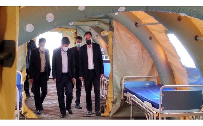 برپایی بیمارستان صحرایی 60 تختخوابی در اردبیل