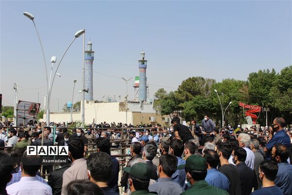 مراسم تشییع پیکرشهید سردارحجازی در استان اصفهان