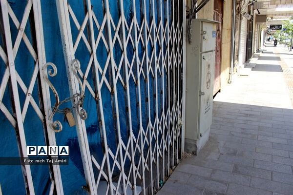 تعطیلی  بازار بوشهردر سایه تشدید محدودیت های کرونایی