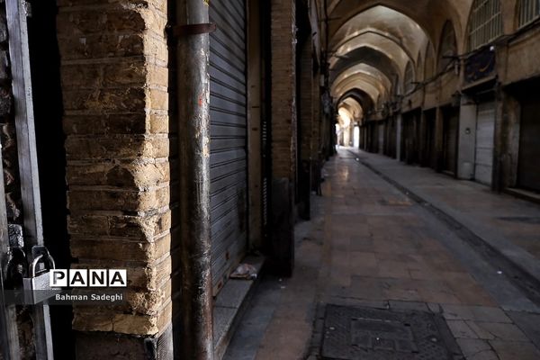 تمدید تعطیلی بازار بزرگ تهران