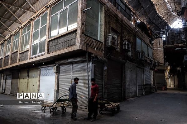 تمدید تعطیلی بازار بزرگ تهران