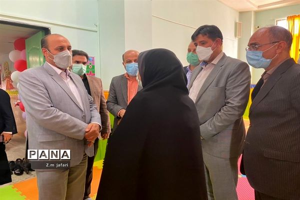 بهره‌برداری از سالن ورزشی آموزشگاه آیت‌الله خامنه‌ای شهرستان پیشوا