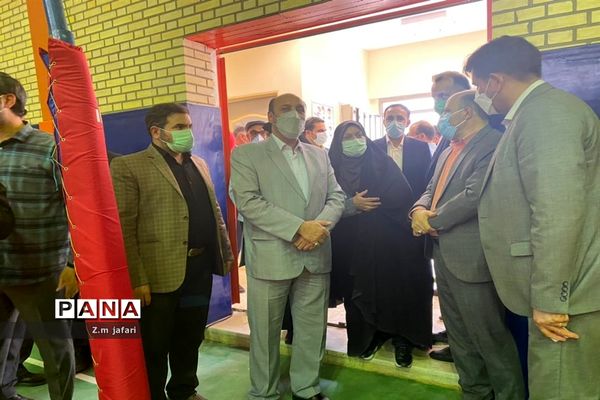 بهره‌برداری از سالن ورزشی آموزشگاه آیت‌الله خامنه‌ای شهرستان پیشوا